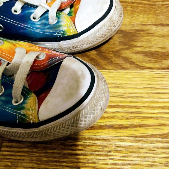 Children's toddler Converse size 12.5 tie dye sneakers - Picture 9 of 13